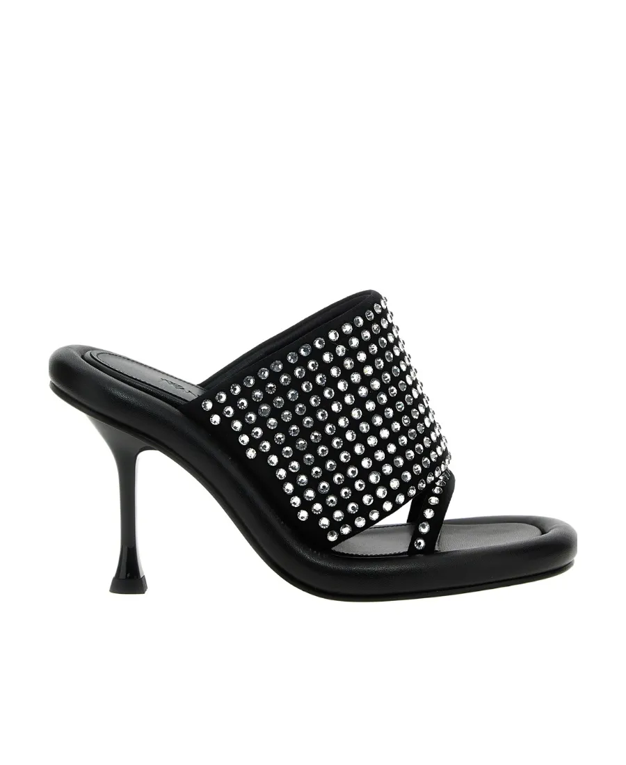Muller High-Heeled Sandals Bumber Crystal