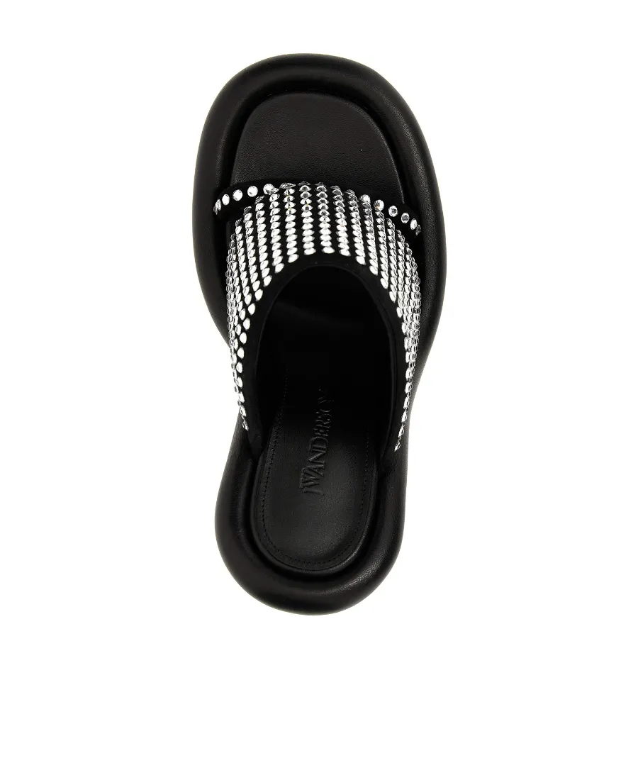 Muller High-Heeled Sandals Bumber Crystal