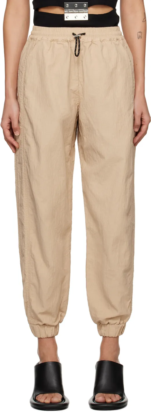 Drawstring Tapered Leg Track Pants