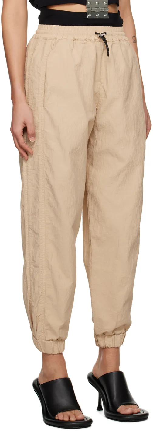 Drawstring Tapered Leg Track Pants