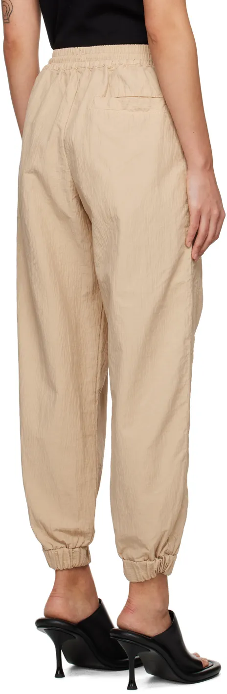 Drawstring Tapered Leg Track Pants