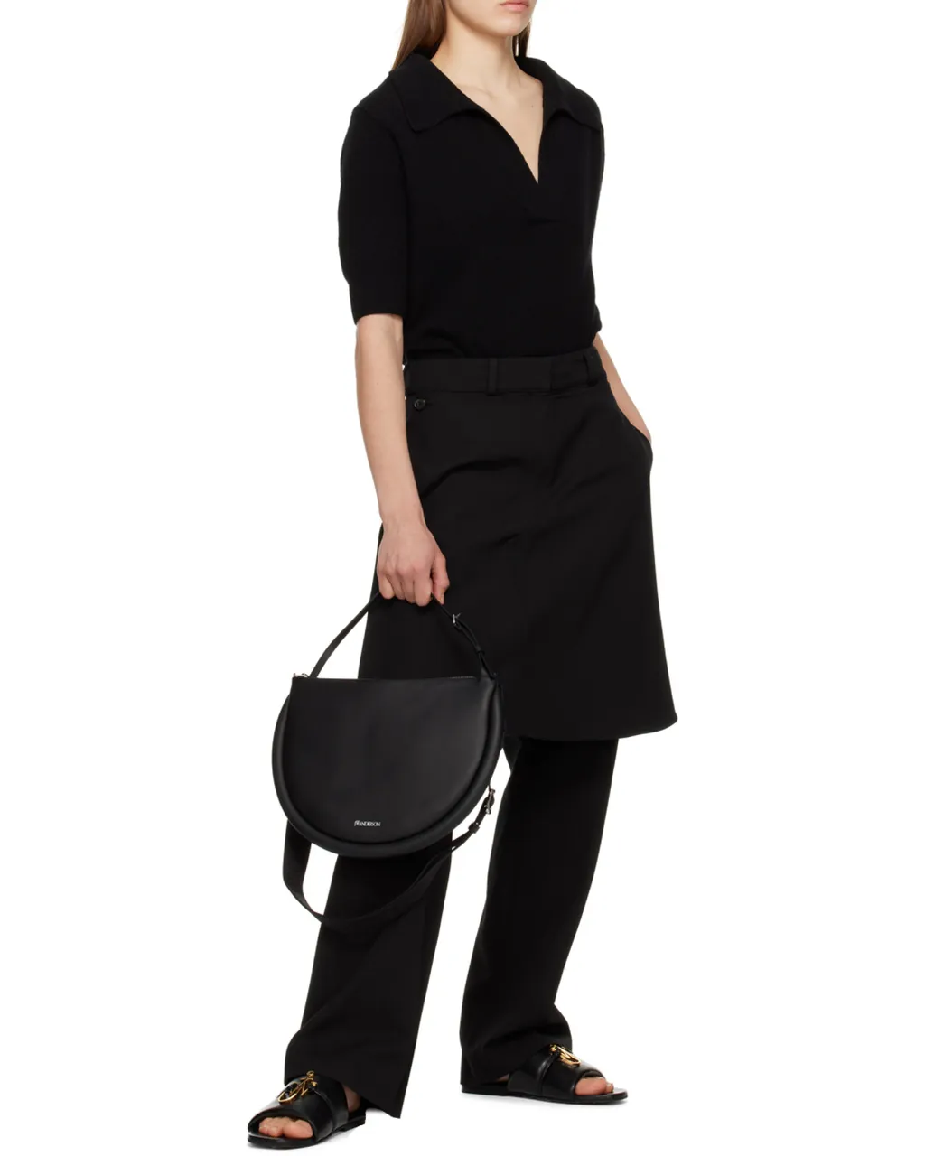 Zipped Shoulder Bag