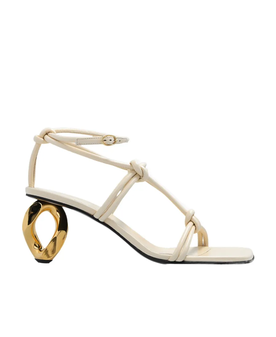Logo High-Heeled Sandals