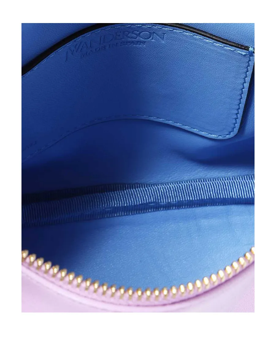 Logo Zipper Shoulder Bag