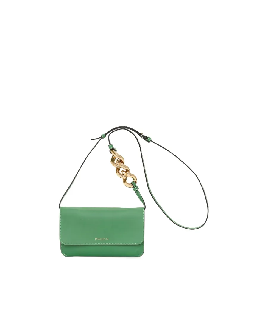 Chain-Detail Crossbody Bag