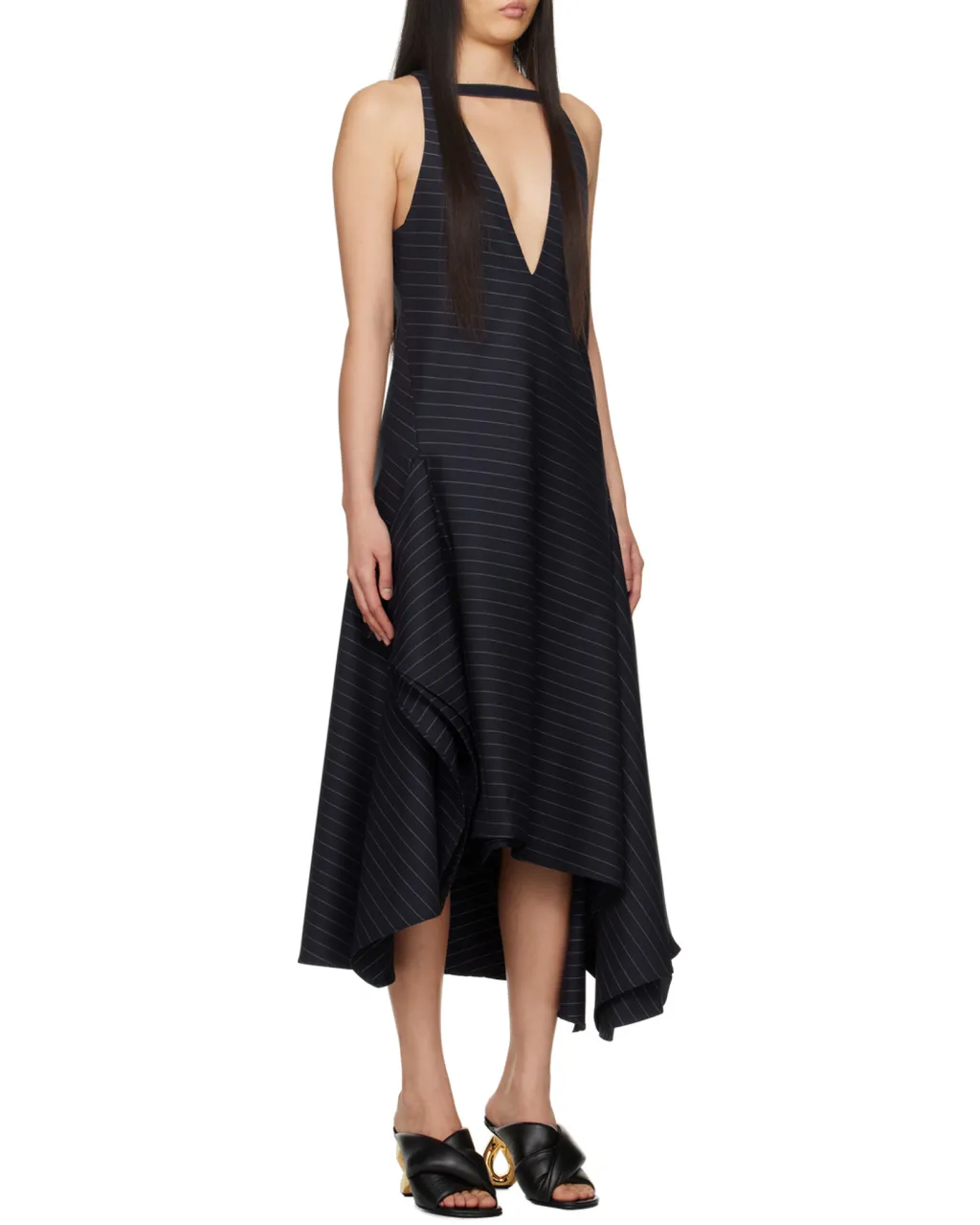 V-Neck Panelled Dress