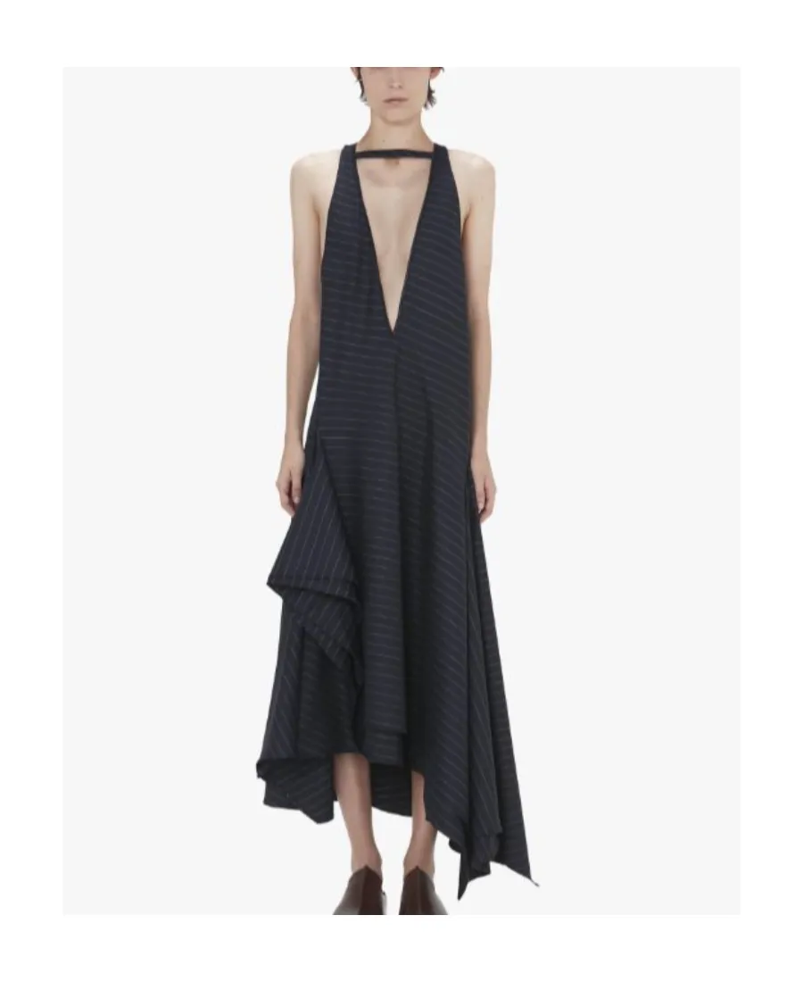 V-Neck Panelled Dress