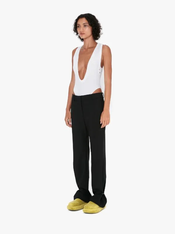 Low Scoop-Neck Bodysuit