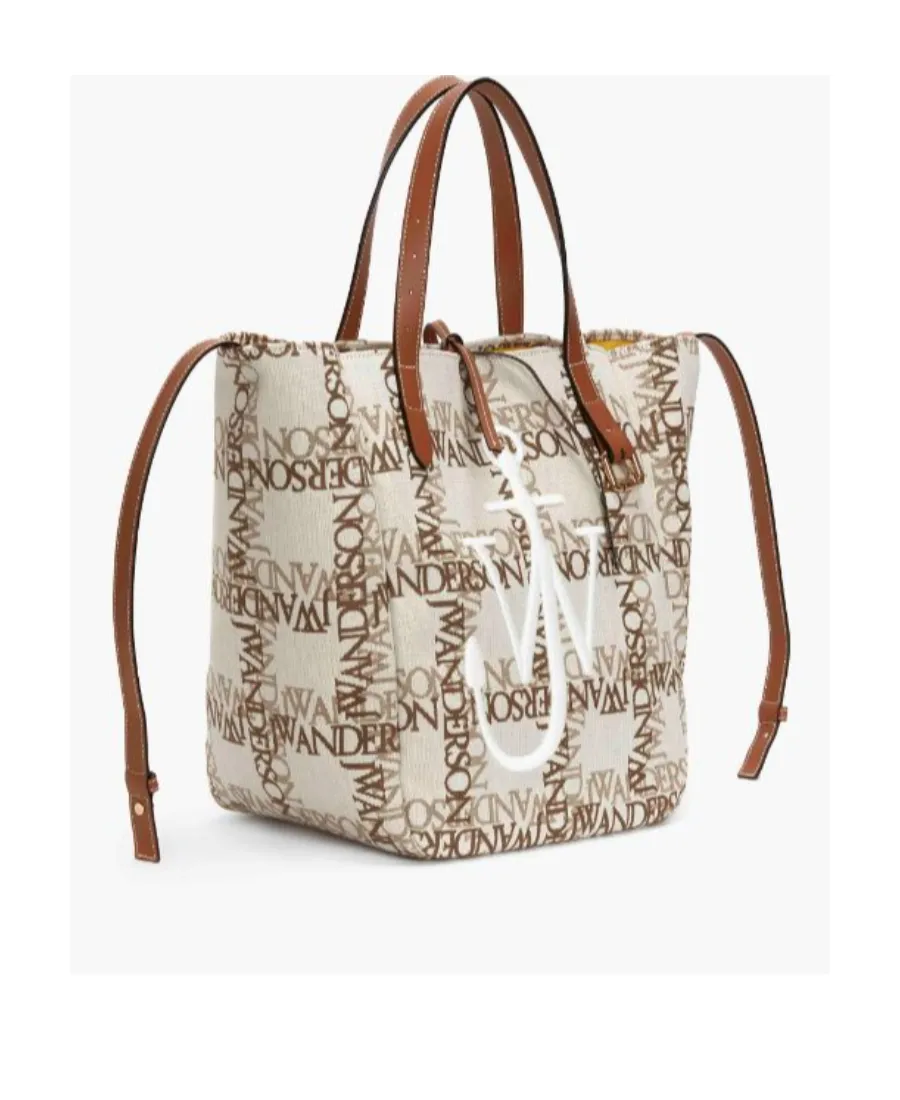 Logo Jacquard Belt Tote Bag