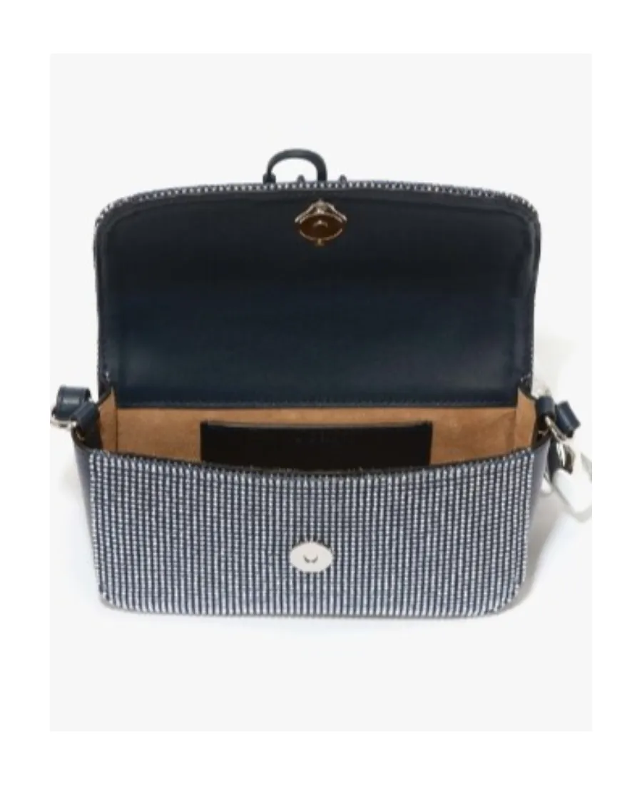 Anchor Embellished Chain Shoulder Bag