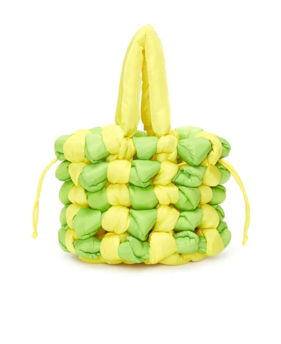 Medium Knotted Bucket Tote Bag