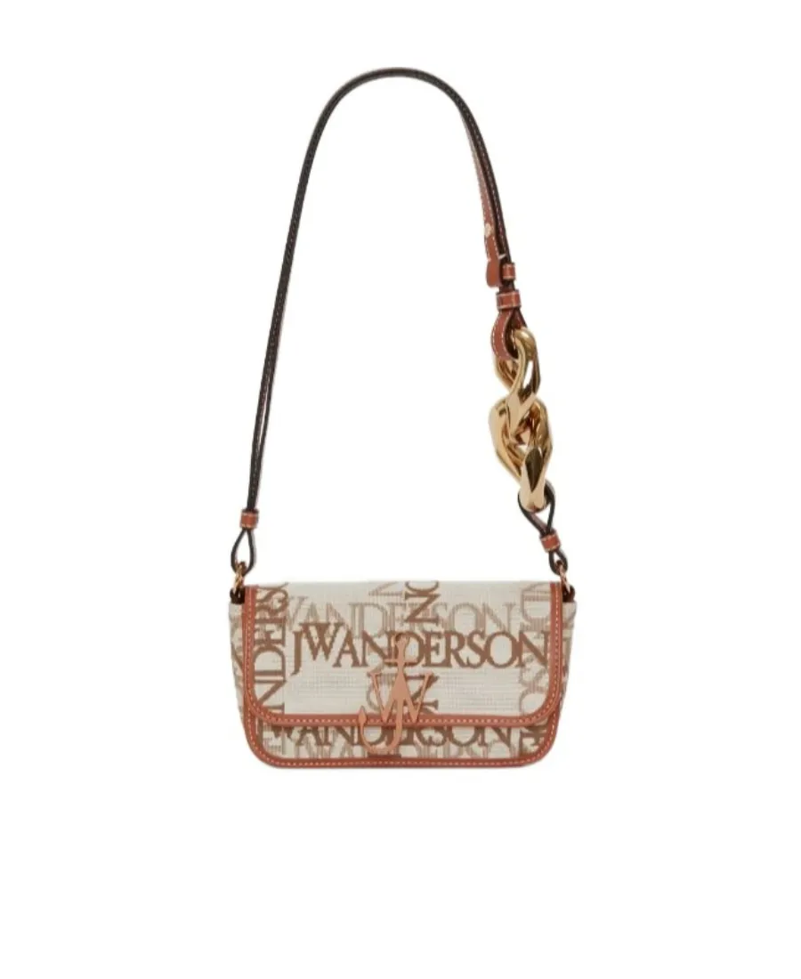 Chain Anchor Logo Plaque Crossbody Bag
