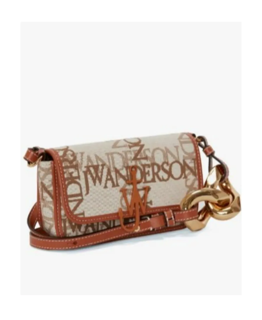 Chain Anchor Logo Plaque Crossbody Bag