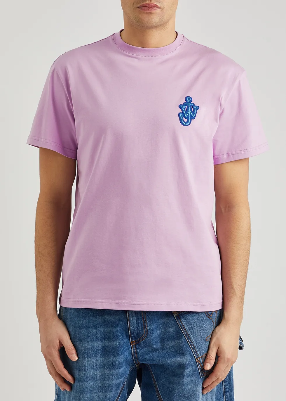 Logo Embroidered Crewneck T-Shirt