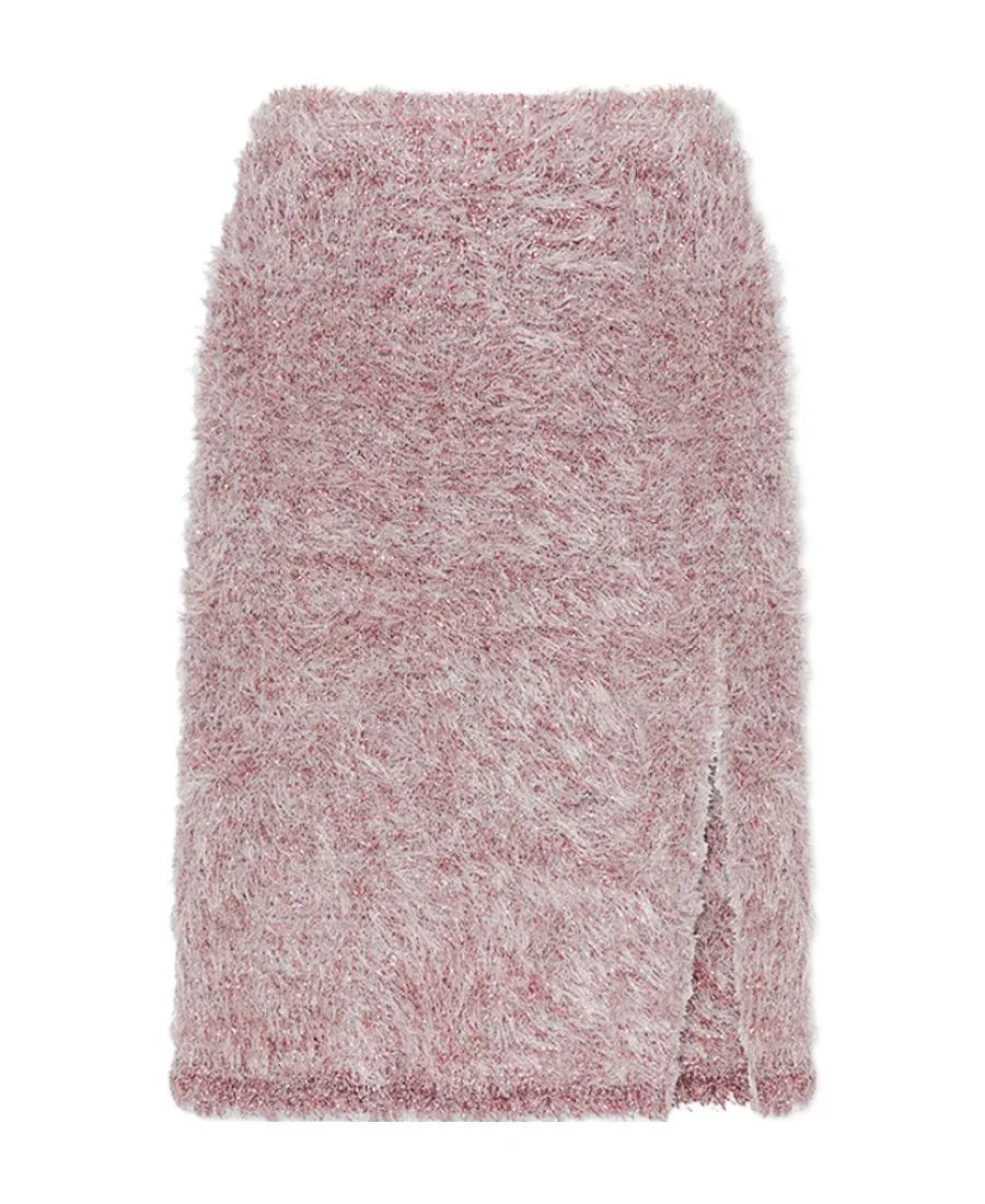 Side-Slit Midi Skirt