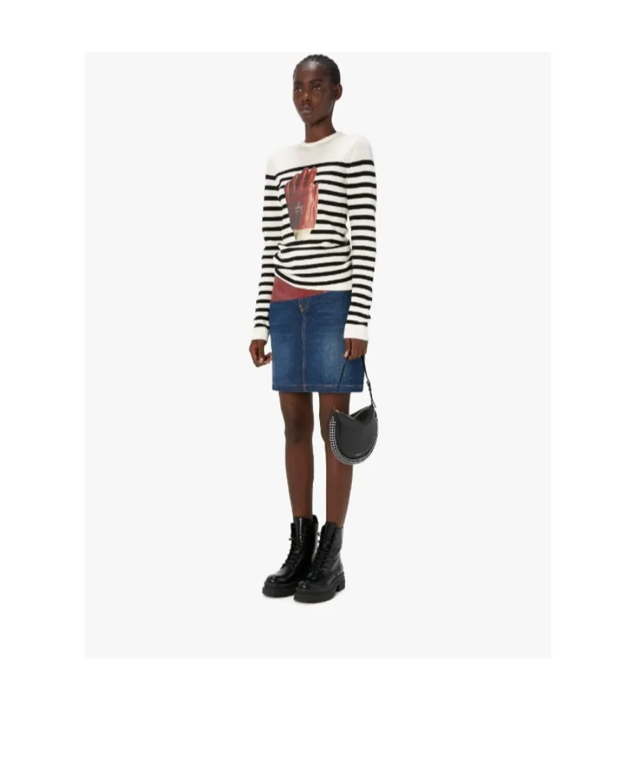 Bumper-Moon Embellished Shoulder Bag