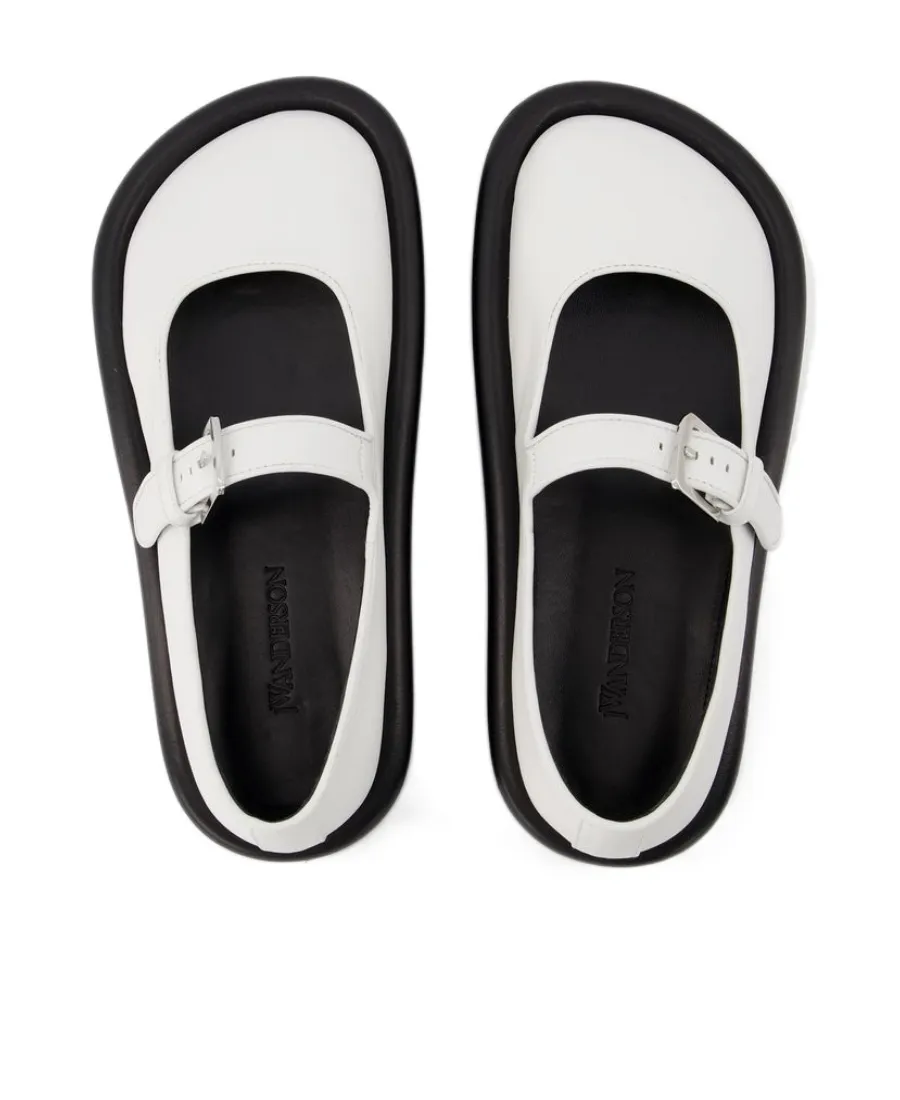 Bumper-Tube Round-Toe Mary Janes