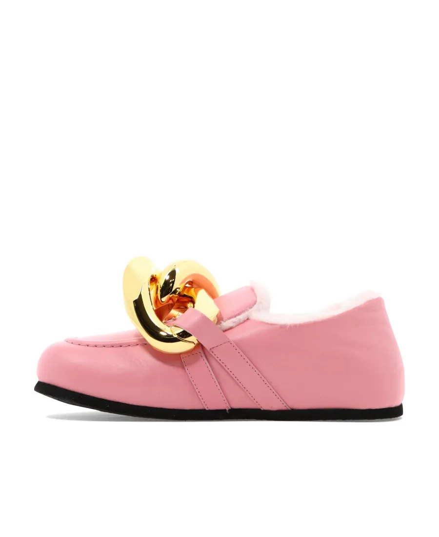 Chain Detail Loafers