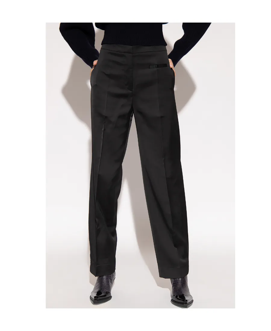 Straight-Leg Tailored Trousers