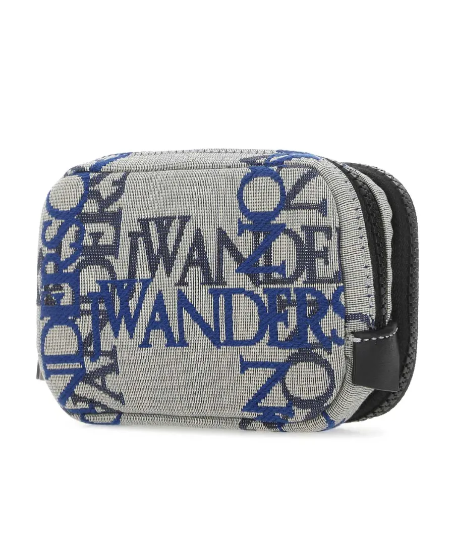 Logo Jacquard Rectangle Shape Beautycase