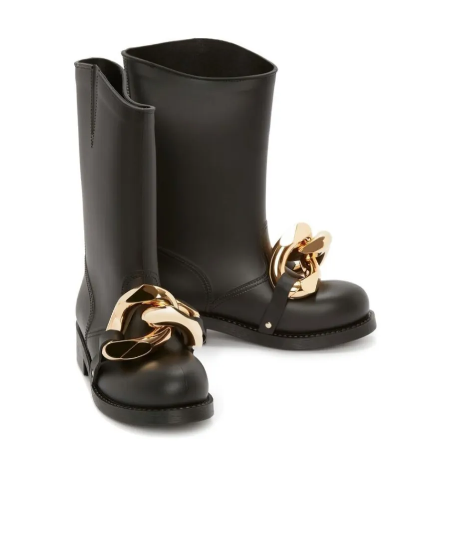 Chain Detailed Boots