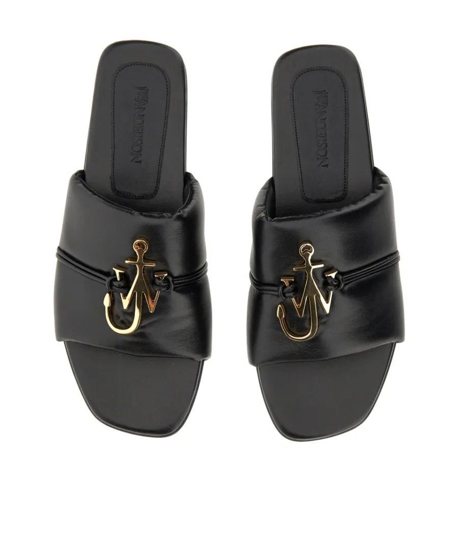 Jw Anchor Plaque Slip-On Sandals
