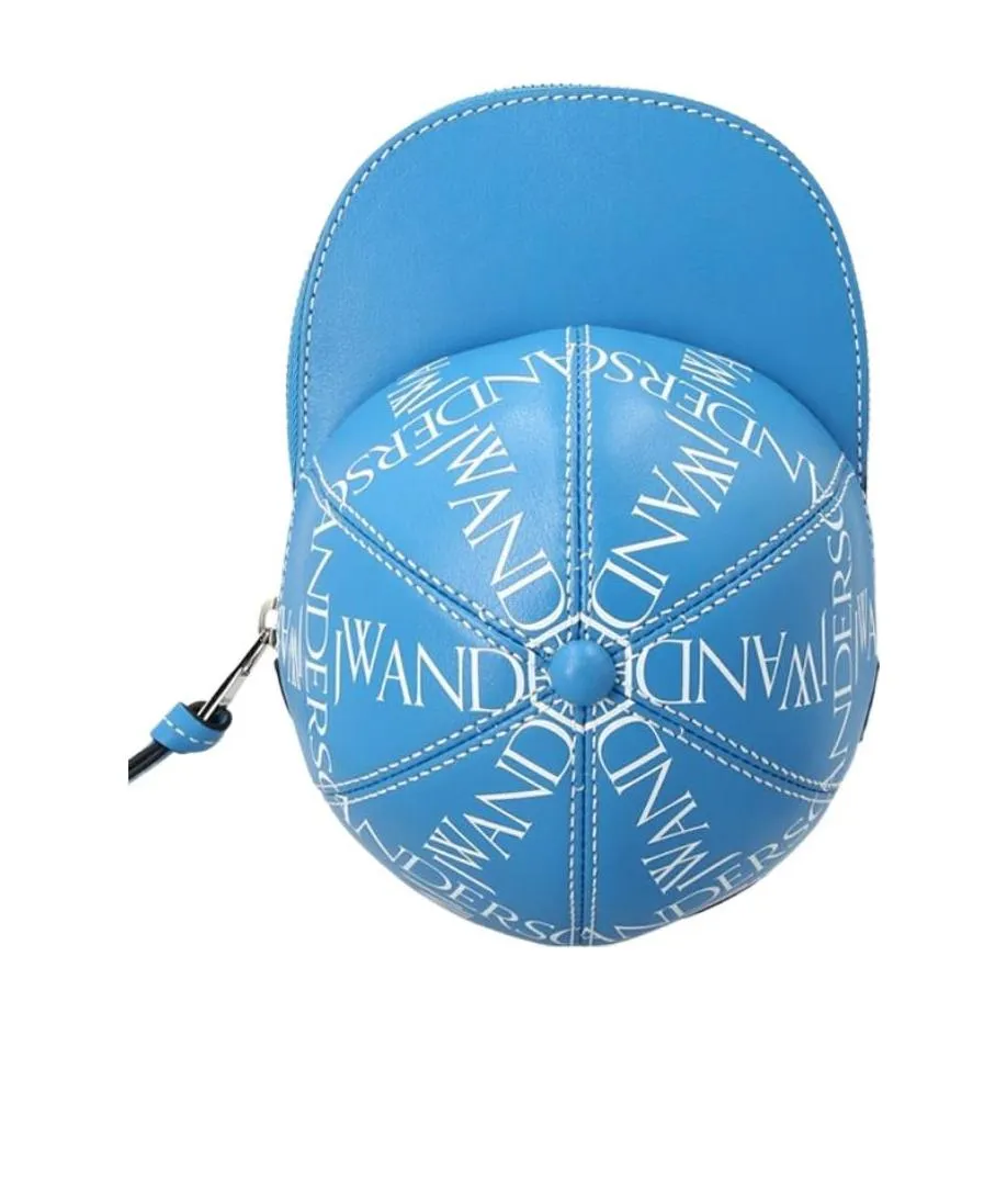 Cap Midi Logo Printed Crossbody Bag