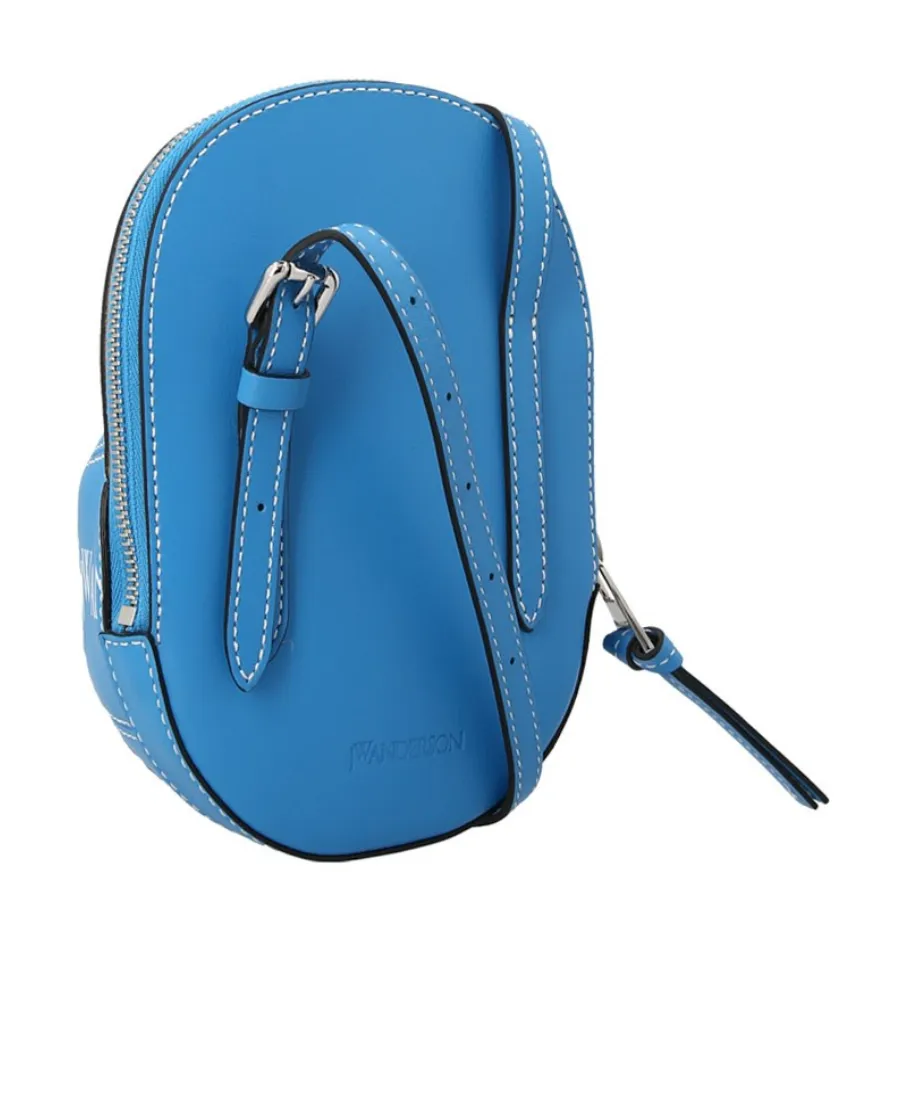 Cap Midi Logo Printed Crossbody Bag
