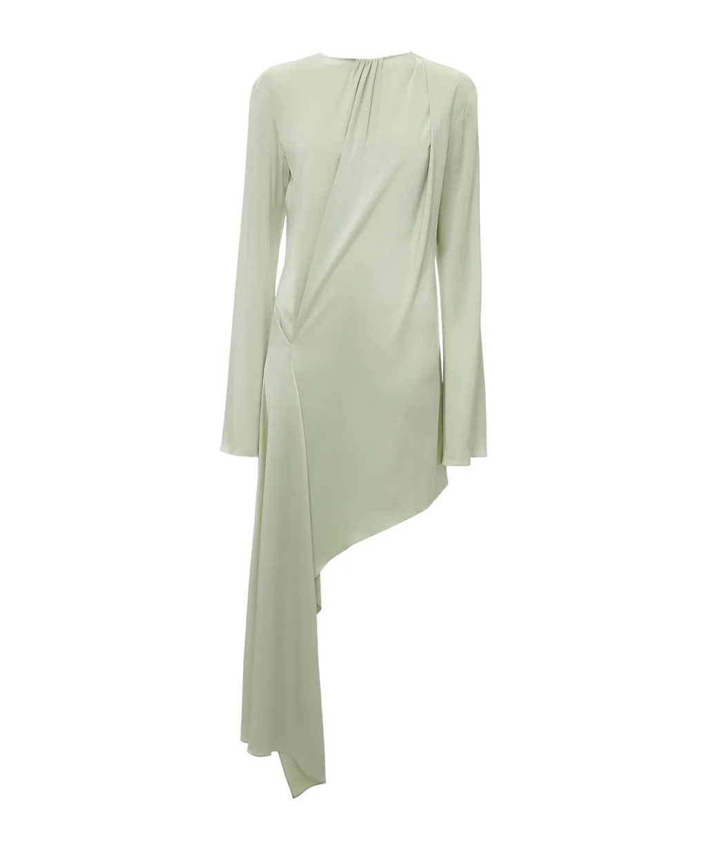 Long Sleeved Asymmetric Dress