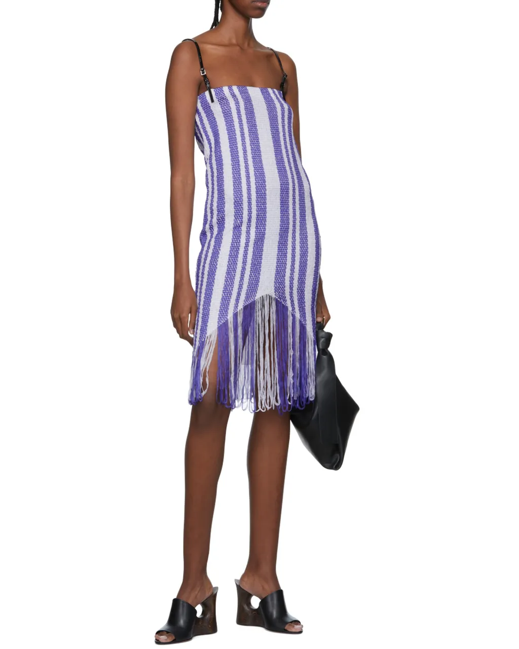 Fringe-Detail Camisole Dress