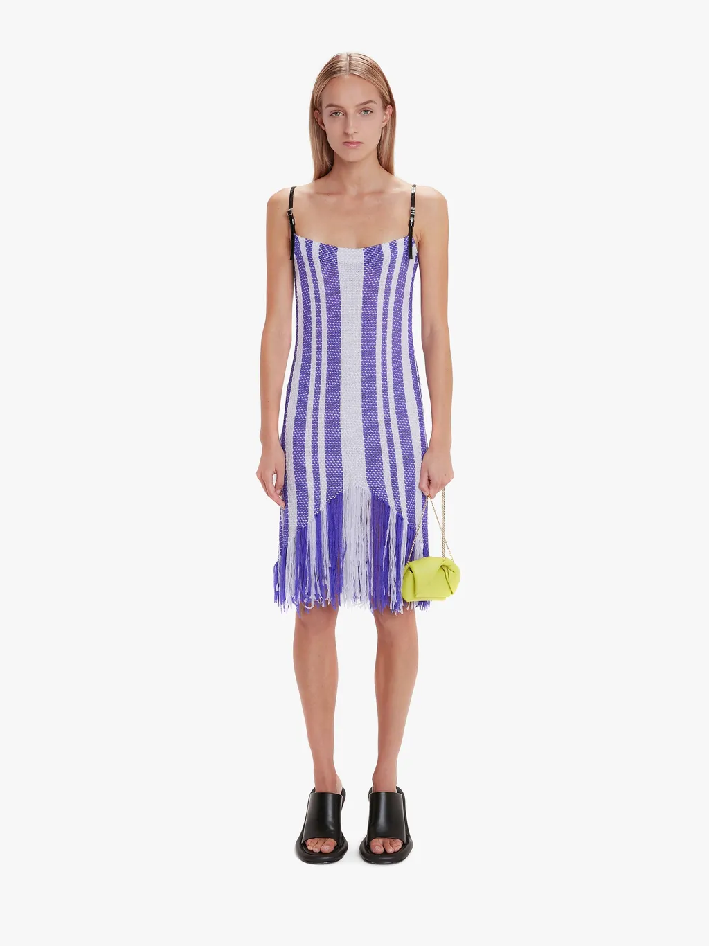 Fringe-Detail Camisole Dress