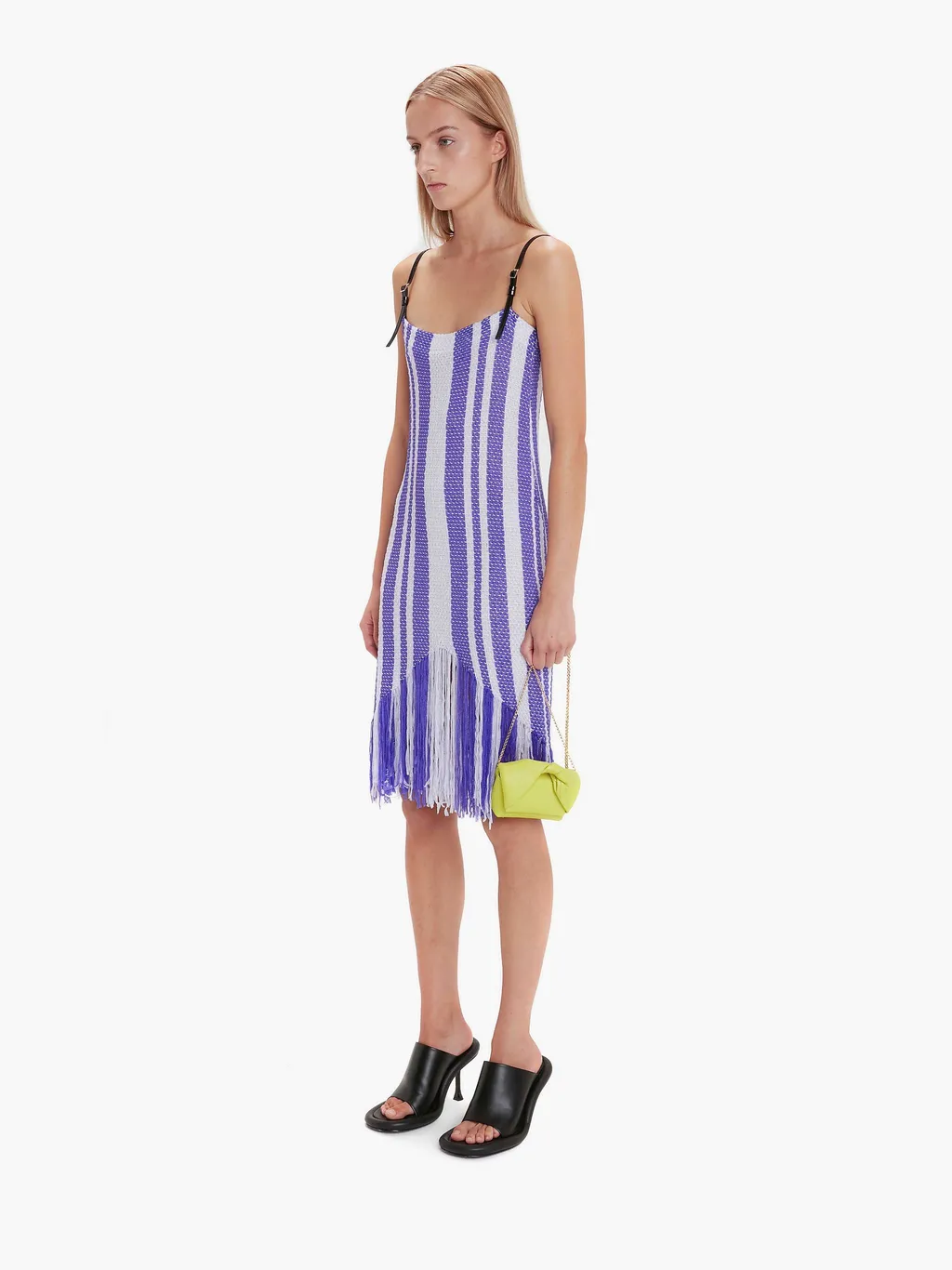 Fringe-Detail Camisole Dress