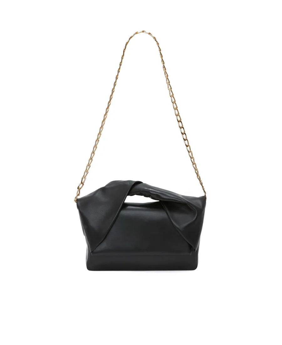 Nano Twister Chain-Linked Crossbody Bag
