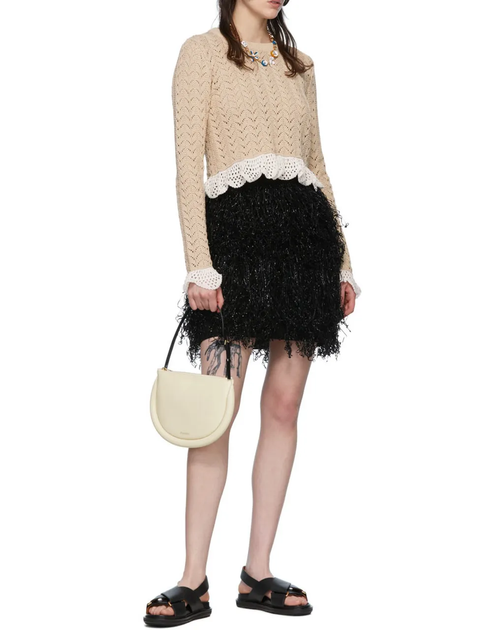 Logo-Print Shoulder Bag