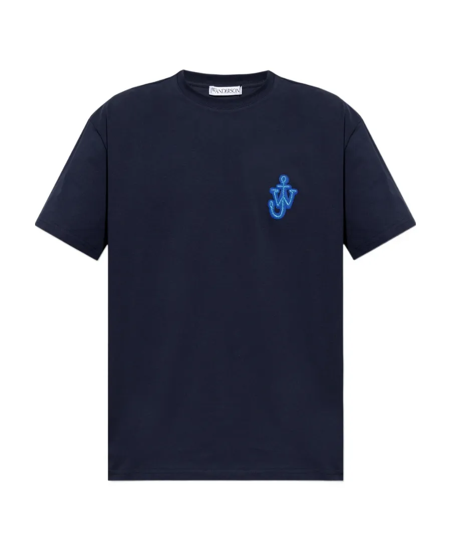 Logo Embroidered Crewneck T-Shirt