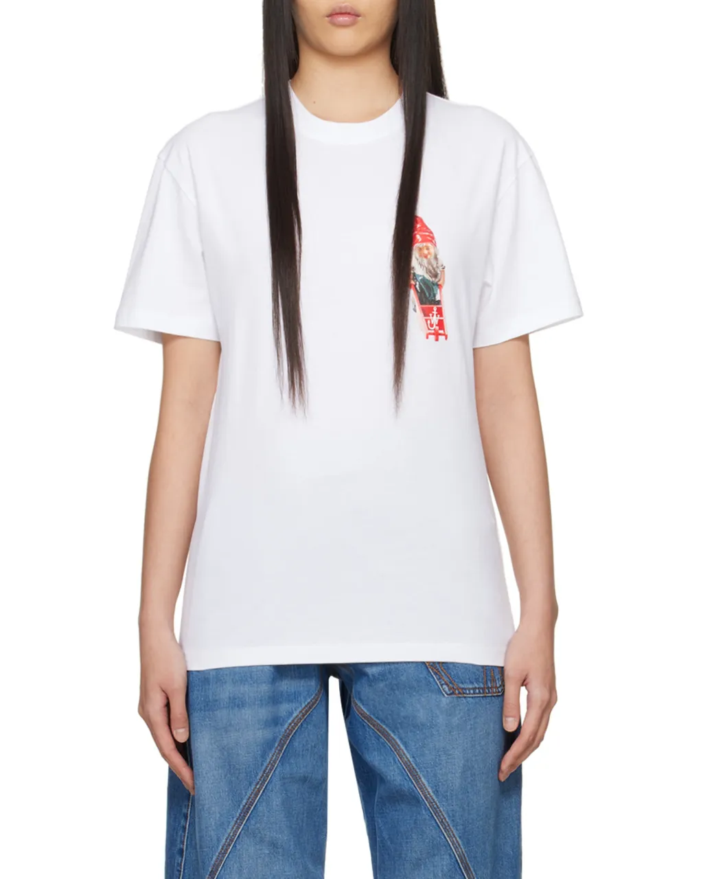 Gnome-Printed Crewneck T-Shirt