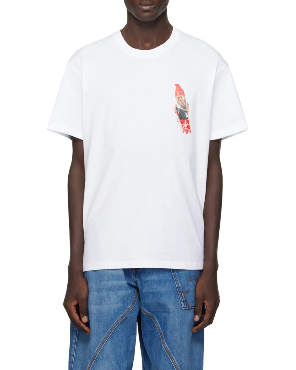 Gnome-Printed Crewneck T-Shirt
