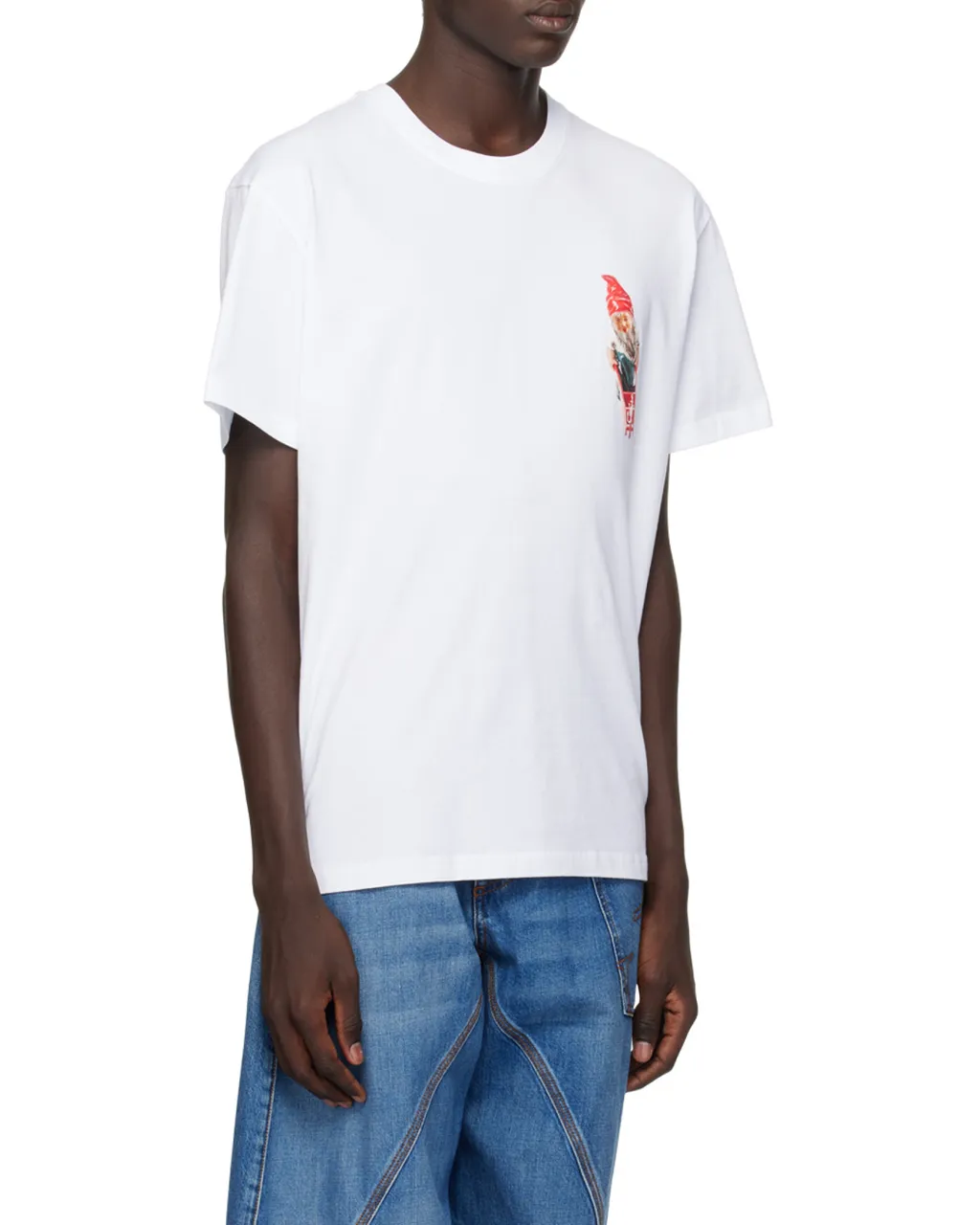 Gnome-Printed Crewneck T-Shirt