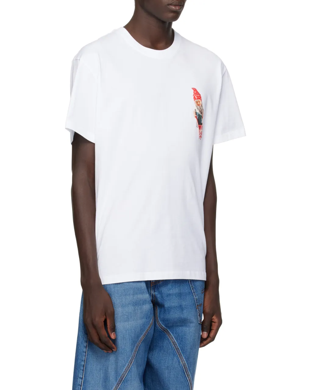 Gnome-Printed Crewneck T-Shirt