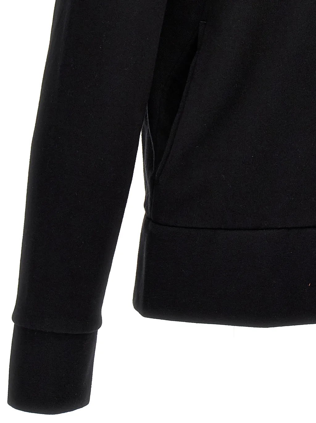 Logo Embroidered Drawstring Hoodie