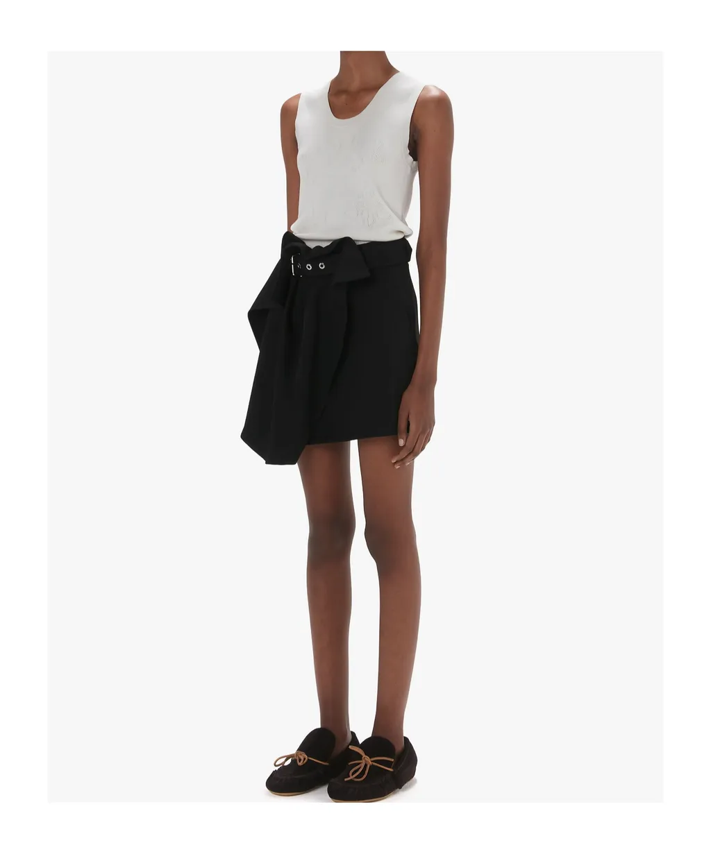 Fold Over Mini Skirt
