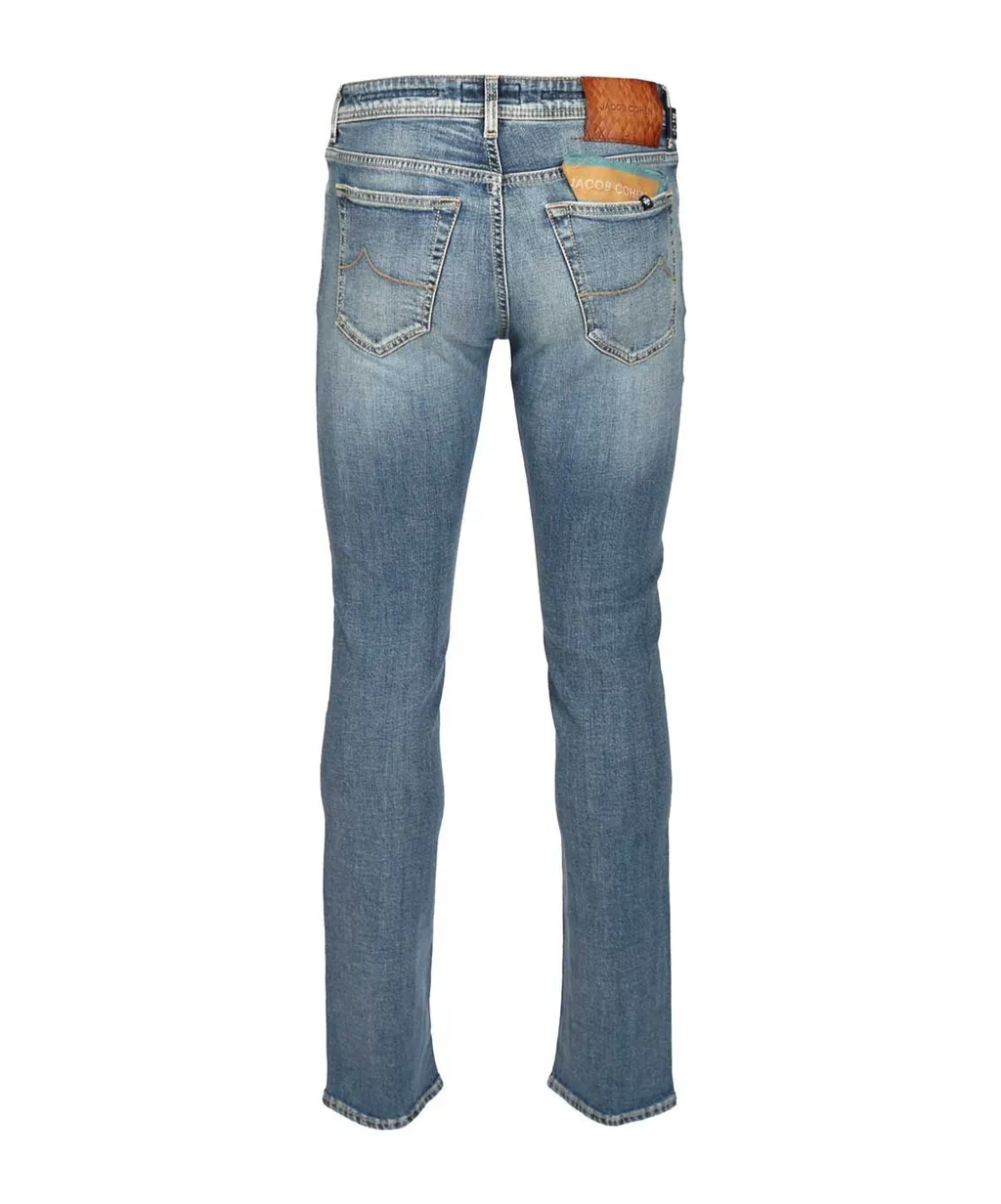 Logo Patch Slim-Fit Jeans