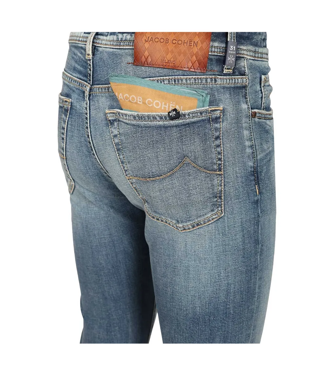 Logo Patch Slim-Fit Jeans