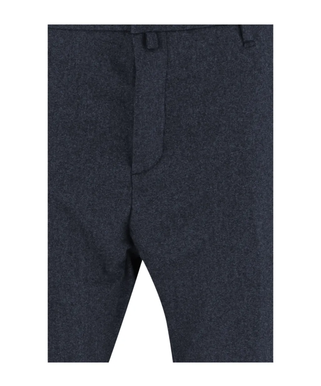Logo Patch Slim-Fit Trousers