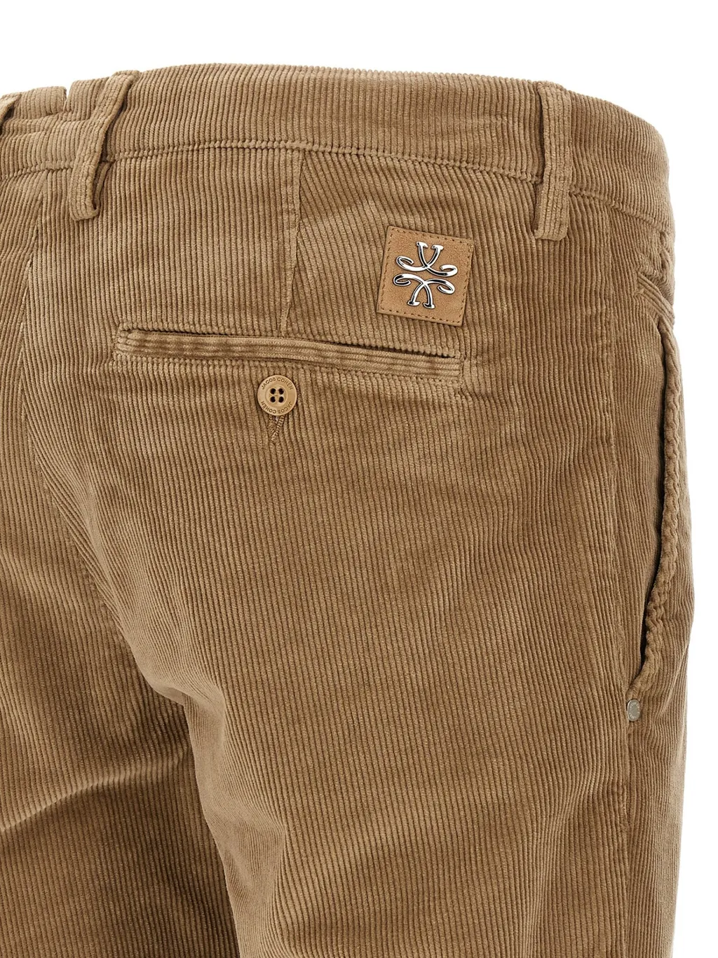 Logo Plaque Slim-Fit Trousers