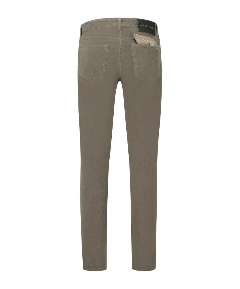 Mid-Rise Straight Trousers