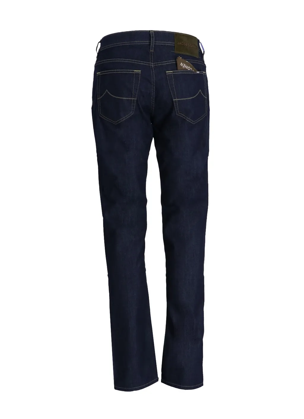 Contrast Stitch-Detailing Jeans