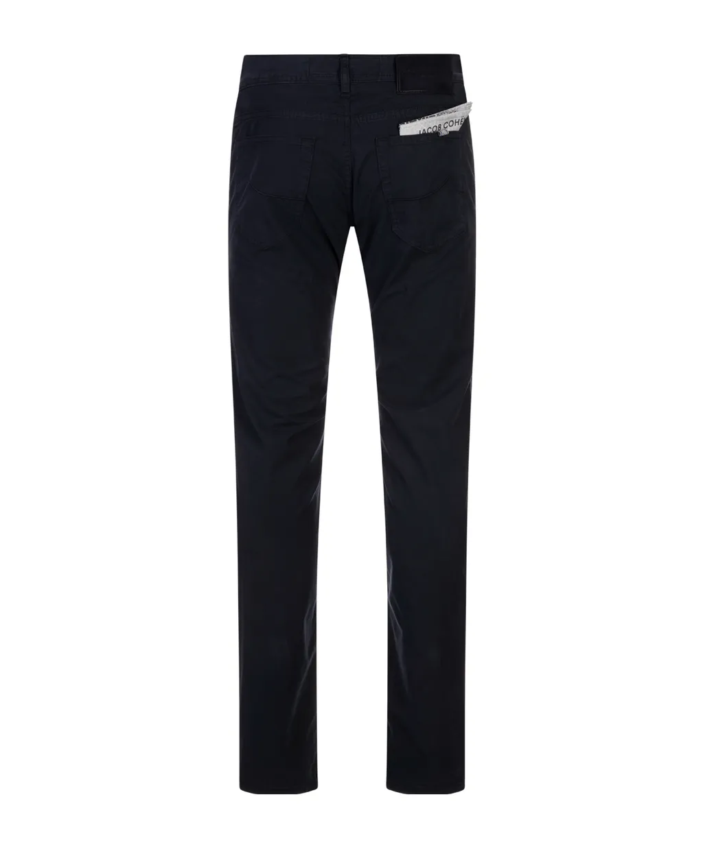 Nick Logo Patch Straight-Leg Trousers