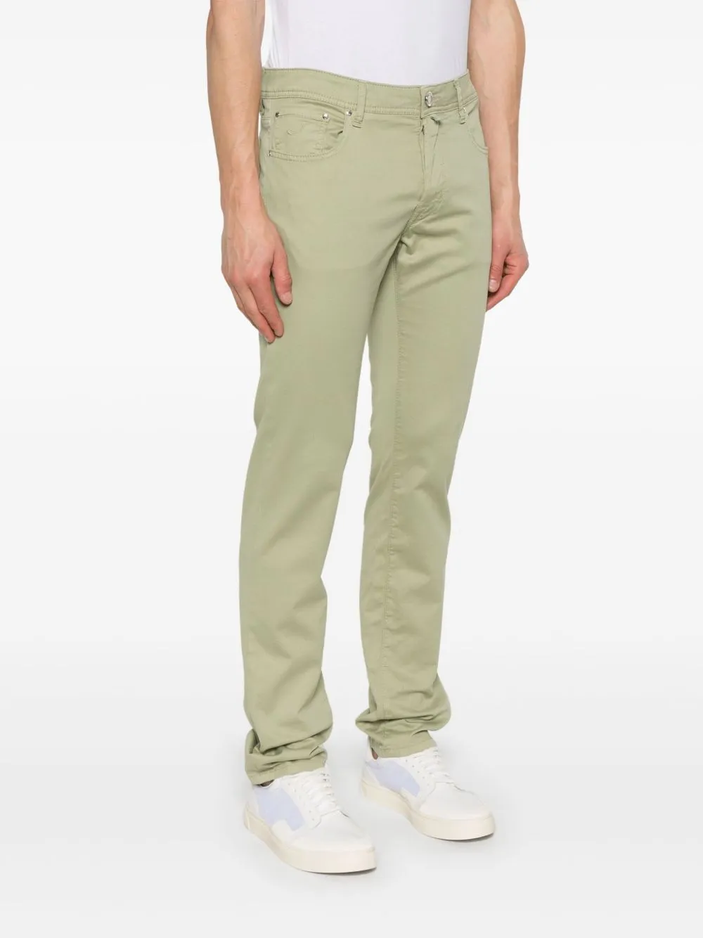 Bard Logo Patch Slim-Fit Jeans