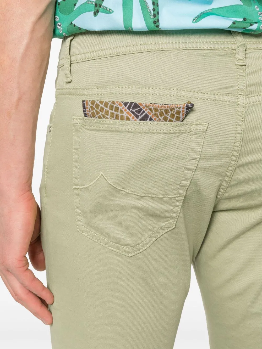 Bard Logo Patch Slim-Fit Jeans